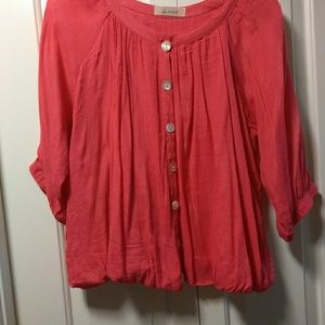 Women's blouse hot pink very pretty.